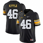 Iowa Hawkeyes 46 George Kittle Black College Football Jersey Dzhi,baseball caps,new era cap wholesale,wholesale hats